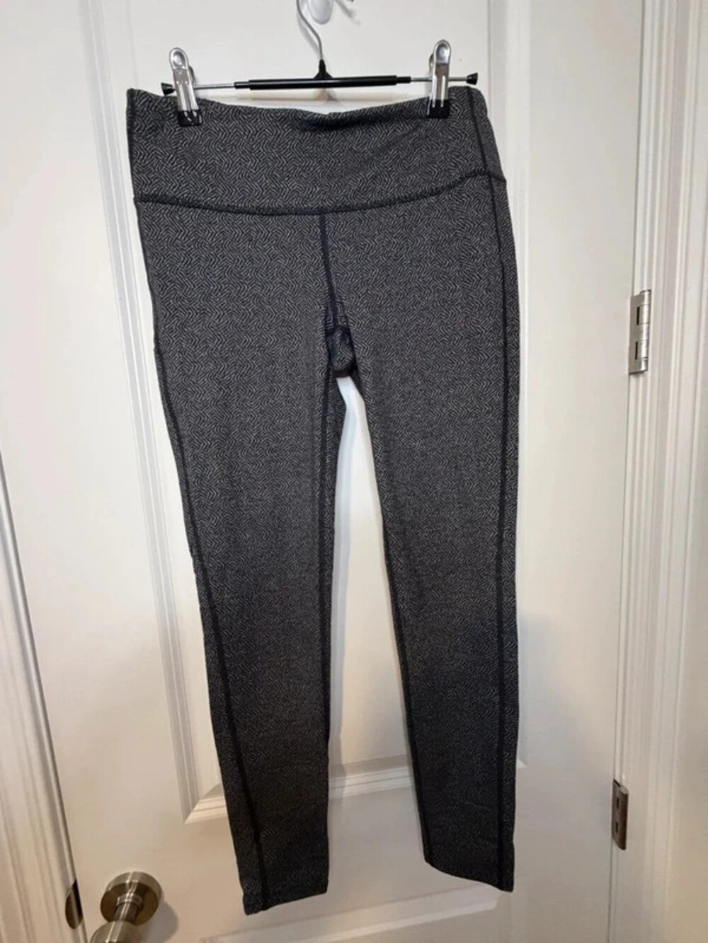 Athleta leggings medium gray textured yoga